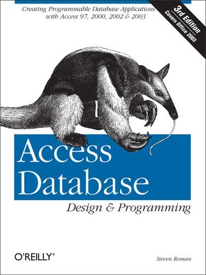 cover image of Access Database Design & Programming